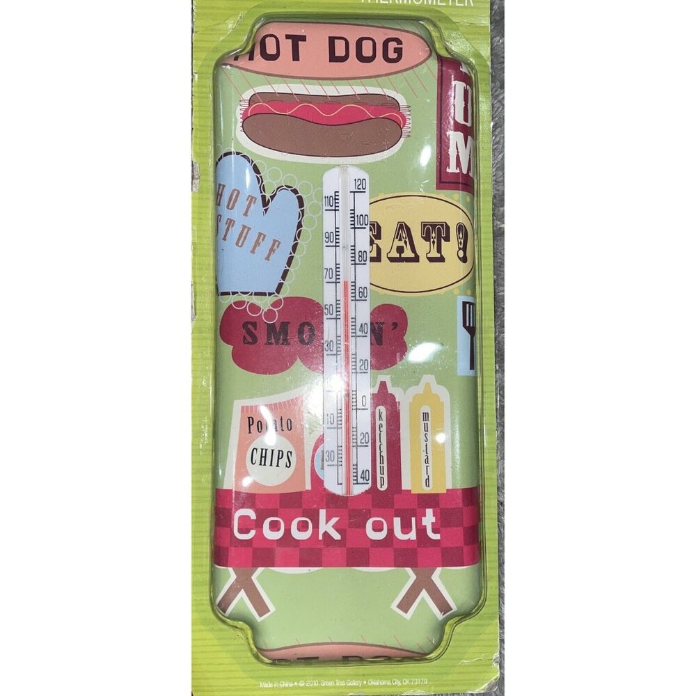 HOBBY LOBBY PATIO THERMOMETER GREEN TREE 12 X 5” New Open Box
